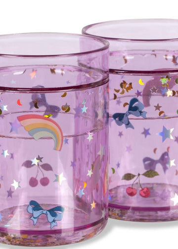 Glitterbekers - Rainbow twinkle
